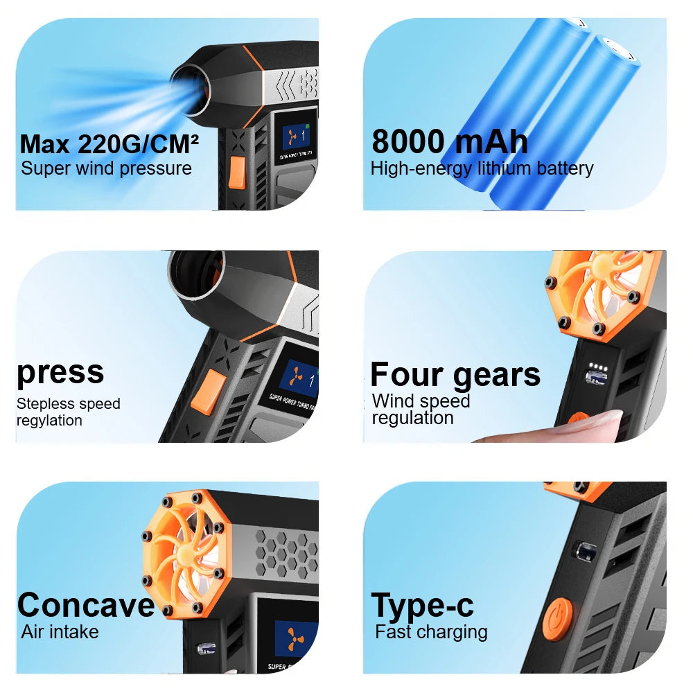 Turbo Jet Fan Car Blowing Snow  Blower